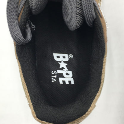 【中古品】【メンズ】 A BATHING APE アベイシングエイプ SHARK STA #2 MX91308 シャークスタ スニーカー 靴 162-250621-kk-14-tei カラー：BEIGE 万代Net店