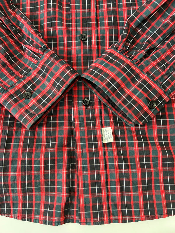 【中古品】【メンズ】 MARVINE PONTIAK SHIRTS MAKERS マービンポンティアックシャツメーカーズ MPSM-1902S ボタンダウン長袖シャツ ロングスリーブ チェックシャツ 147-260924-AS-3-hon サイズ：ONE SIZE カラー：レッド系/チェック 万代Net店