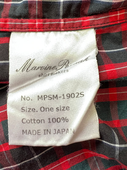 【中古品】【メンズ】 MARVINE PONTIAK SHIRTS MAKERS マービンポンティアックシャツメーカーズ MPSM-1902S ボタンダウン長袖シャツ ロングスリーブ チェックシャツ 147-260924-AS-3-hon サイズ：ONE SIZE カラー：レッド系/チェック 万代Net店