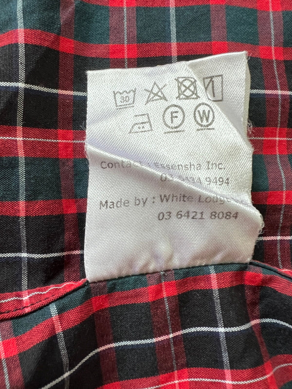 【中古品】【メンズ】 MARVINE PONTIAK SHIRTS MAKERS マービンポンティアックシャツメーカーズ MPSM-1902S ボタンダウン長袖シャツ ロングスリーブ チェックシャツ 147-260924-AS-3-hon サイズ：ONE SIZE カラー：レッド系/チェック 万代Net店