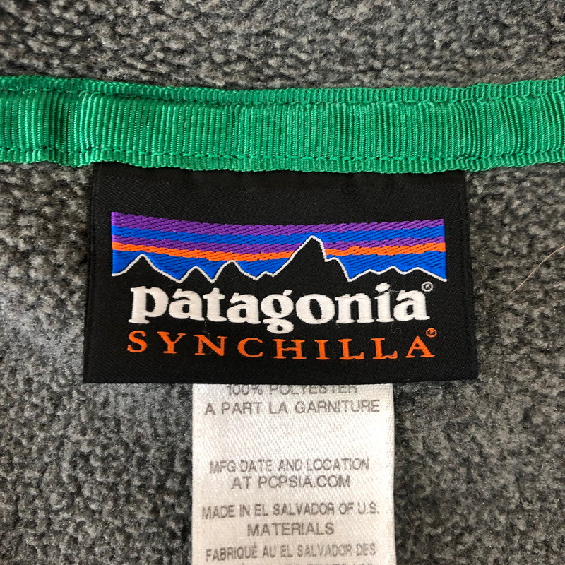 【中古品】【メンズ】 patagonia パタゴニア 14AW SYNCHILLA SNAP-T PULLOVER 25450FA14 シンチラスナップ T プルオーバー ライトアウター フリースジャケット 144-250213-kk-25-tei サイズ：XL カラー：グレー 万代Net店