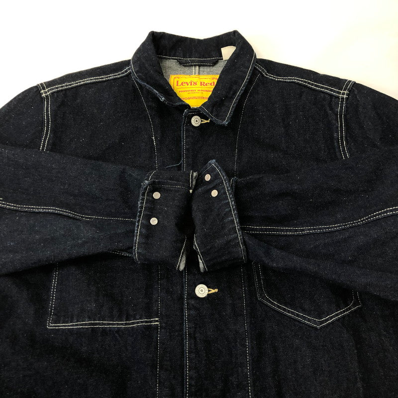 【中古品】【メンズ】 Levi's RED リーバイスレッド LR ENGINEERED COAT THE LIGHTS GO OUT PC9-A0146-0000 エンジニアード コート ライトアウター デニムカバーオール 145-250221-kk-14-tei サイズ：L カラー：インディゴ 万代Net店