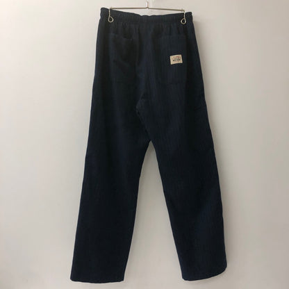 【中古品】【メンズ】 STUSSY ステューシー WOOL STRIPE BEACH PANT 116632 ウールストライプ ビーチパンツ ボトムス 153-250221-kk-17-tei サイズ：S カラー：ネイビー 万代Net店