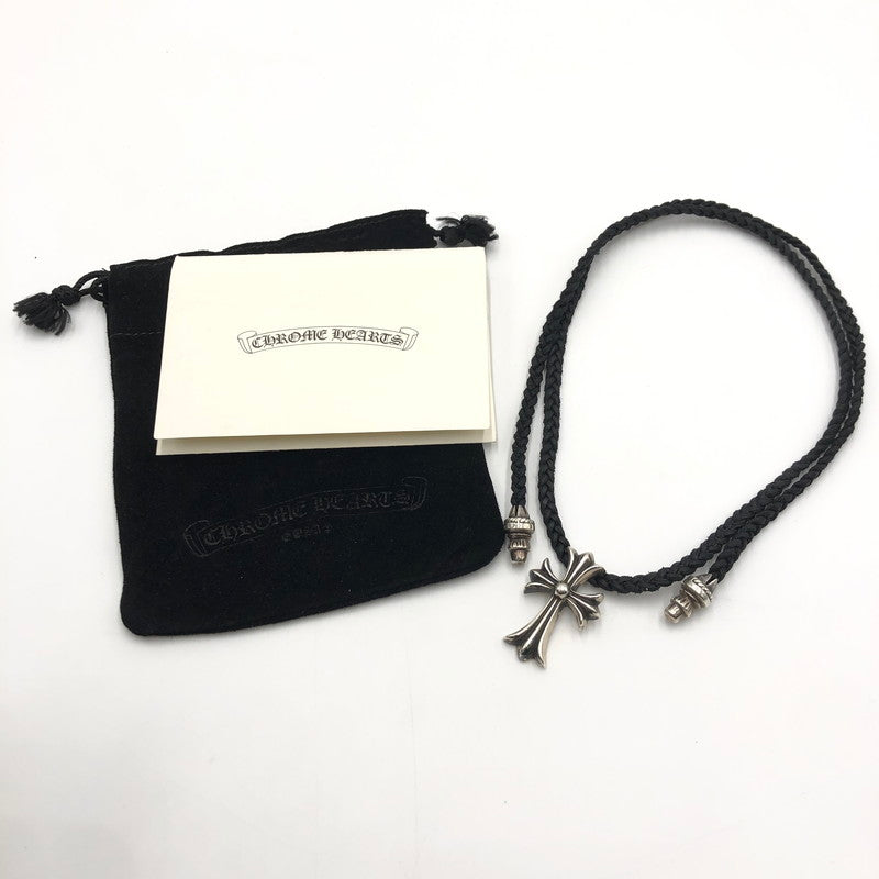【中古品】【メンズ】 CHROME HEARTS クロムハーツ CH CRS SML BC 2351-304-0010-9100 スモールCHクロス Wボロチップ ネックレス アクセサリー ペンダント 190-250215-kk-05-fuz カラー：シルバー 万代Net店