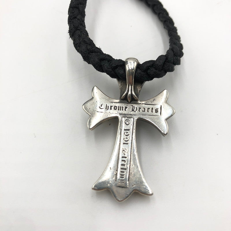 【中古品】【メンズ】 CHROME HEARTS クロムハーツ CH CRS SML BC 2351-304-0010-9100 スモールCHクロス Wボロチップ ネックレス アクセサリー ペンダント 190-250215-kk-05-fuz カラー：シルバー 万代Net店