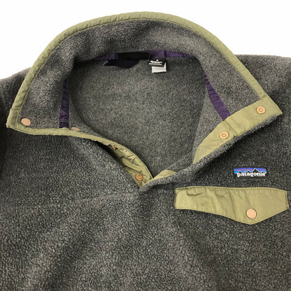 【中古品】【メンズ】 patagonia パタゴニア 99SS SYNCHILLA SNAP-T PULLOVER 25450 シンチラスナップT プルオーバー ライトアウター フリースジャケット 144-250221-kk-11-tei サイズ：S カラー：チャコール 万代Net店