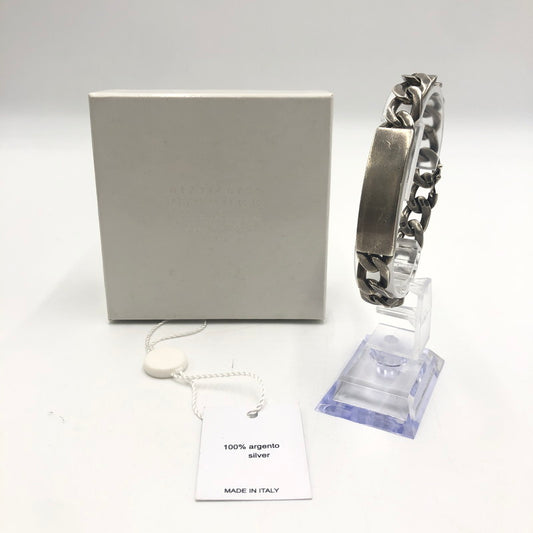 【中古品】【メンズ】 Maison Margiela メゾンマルジェラ 11LINE ID CHAIN BRACELET SM1UY0039 11ライン アイディー チェーン ブレスレット アクセサリー 192-250612-kk-04-tei カラー：シルバー 万代Net店