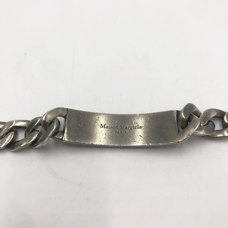 【中古品】【メンズ】 Maison Margiela メゾンマルジェラ 11LINE ID CHAIN BRACELET SM1UY0039 11ライン アイディー チェーン ブレスレット アクセサリー 192-250612-kk-04-tei カラー：シルバー 万代Net店
