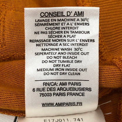 【中古品】【メンズ】 ami alexandre mattiussi アミアレクサンドレマチウシ ZIPPED TRACKSUIT E17J011.741 ジップド トラックスーツ ライトアウター トラックジャケット ジャージ 141-250501-kk-24-tei サイズ：XS カラー：オレンジ 万代Net店