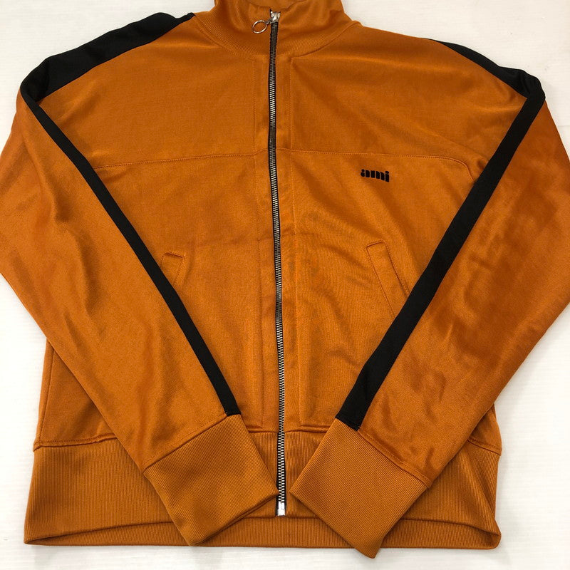【中古品】【メンズ】 ami alexandre mattiussi アミアレクサンドレマチウシ ZIPPED TRACKSUIT E17J011.741 ジップド トラックスーツ ライトアウター トラックジャケット ジャージ 141-250501-kk-24-tei サイズ：XS カラー：オレンジ 万代Net店