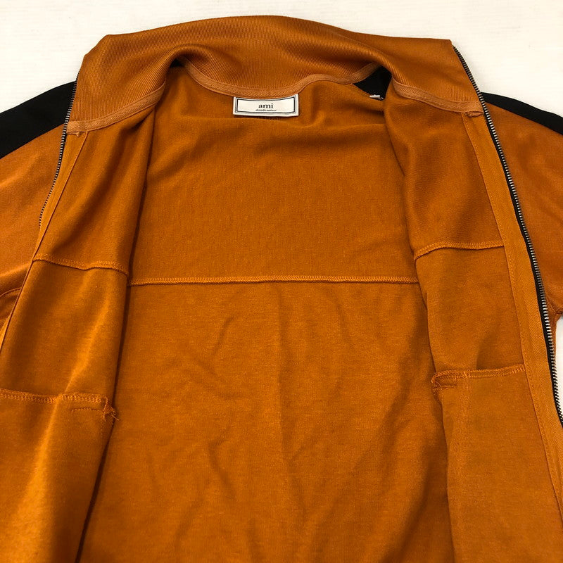 【中古品】【メンズ】 ami alexandre mattiussi アミアレクサンドレマチウシ ZIPPED TRACKSUIT E17J011.741 ジップド トラックスーツ ライトアウター トラックジャケット ジャージ 141-250501-kk-24-tei サイズ：XS カラー：オレンジ 万代Net店