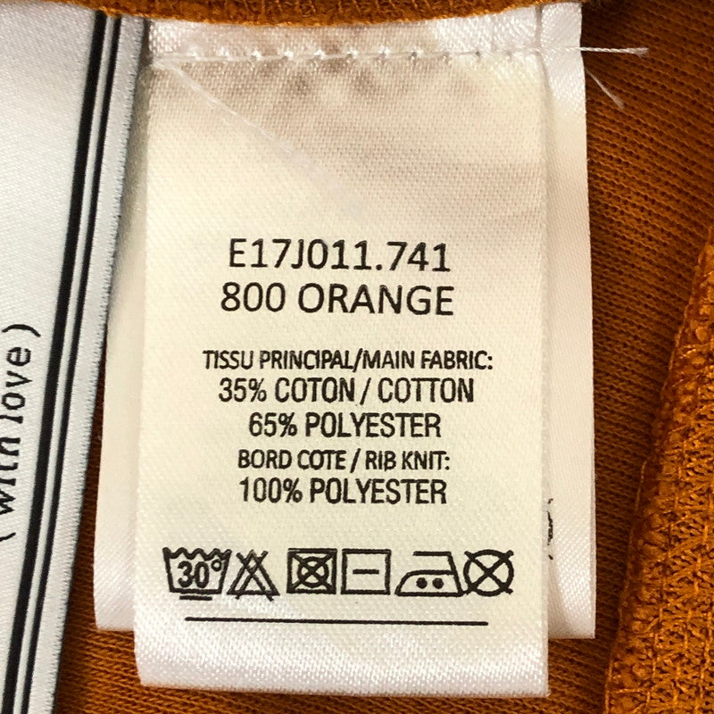 【中古品】【メンズ】 ami alexandre mattiussi アミアレクサンドレマチウシ ZIPPED TRACKSUIT E17J011.741 ジップド トラックスーツ ライトアウター トラックジャケット ジャージ 141-250501-kk-24-tei サイズ：XS カラー：オレンジ 万代Net店