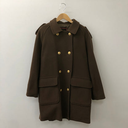 【中古品】【レディース】 McGregor マックレガー 90's WOOL COAT MW12-0614 90年代 ウールコート アウター 145-250309-kk-11-tei サイズ：L カラー：ブラウン 万代Net店