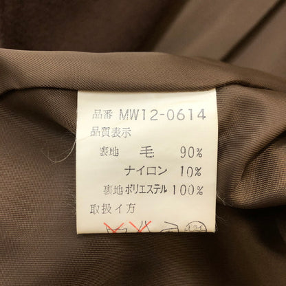 【中古品】【レディース】 McGregor マックレガー 90's WOOL COAT MW12-0614 90年代 ウールコート アウター 145-250309-kk-11-tei サイズ：L カラー：ブラウン 万代Net店