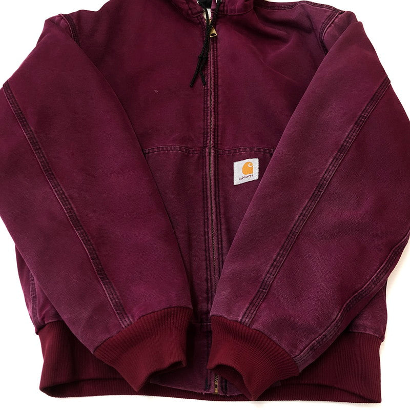 【中古品】【メンズ】 Carhartt カーハート ACTIVE JACKET アクティブジャケット アウター フーデッドブルゾン 145-250225-kk-08-tei サイズ：表記消え 下記参照 カラー：パープル 万代Net店