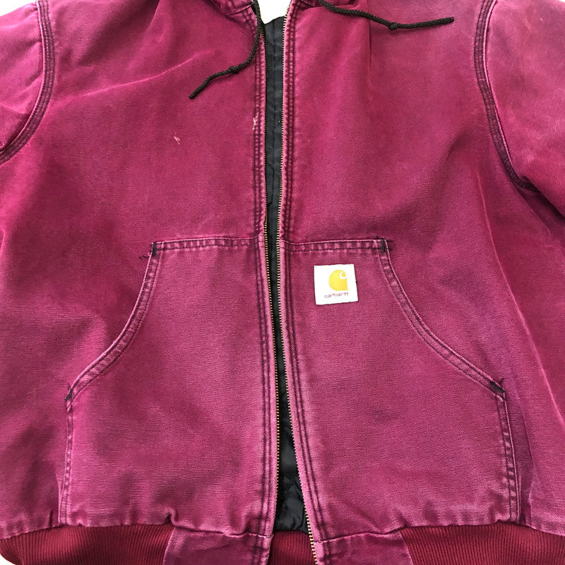 【中古品】【メンズ】 Carhartt カーハート ACTIVE JACKET アクティブジャケット アウター フーデッドブルゾン 145-250225-kk-08-tei サイズ：表記消え 下記参照 カラー：パープル 万代Net店