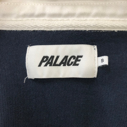 【中古品】【メンズ】 PALACE パレス 16AW PATCHWORK RUGBY パッチワーク ラグビー トップス ラガーシャツ 長袖 ポロシャツ 142-250308-kk-08-tei サイズ：S カラー：WHITE/NAVY/AGEAN 万代Net店