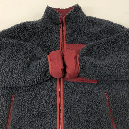 【中古品】【メンズ】 STUSSY ステューシー 24AW SHERPA REVERSIBLE JACKET 118529 シェルパ リバーシブルジャケット アウター フリースジャケット 142-250221-kk-34-tei サイズ：S カラー：スモークグレー 万代Net店