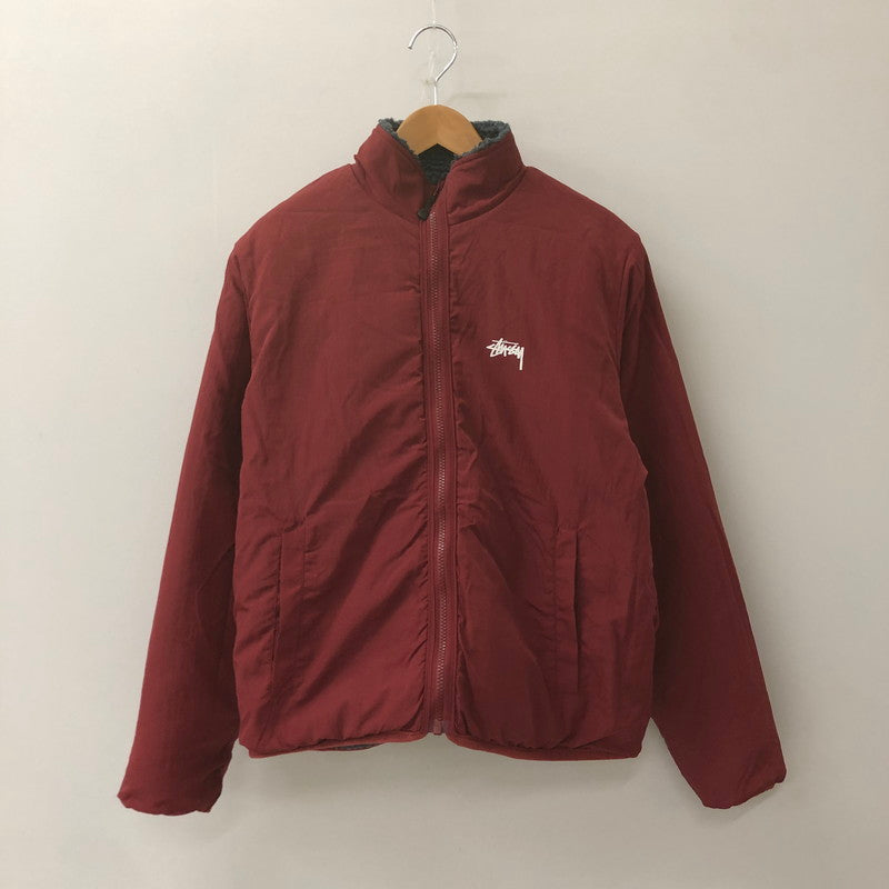 【中古品】【メンズ】 STUSSY ステューシー 24AW SHERPA REVERSIBLE JACKET 118529 シェルパ リバーシブルジャケット アウター フリースジャケット 142-250221-kk-34-tei サイズ：S カラー：スモークグレー 万代Net店