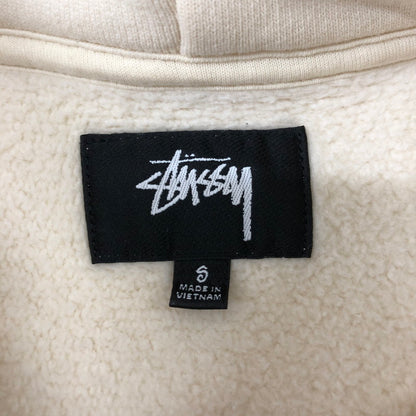 【中古品】【メンズ】 STUSSY ステューシー 24AW RELAXED HOODIE INTERNATIONAL 118550 リラックスド フーディー インターナショナル トップス プルオーバーフーディー パーカー 142-250221-kk-33-tei サイズ：S カラー：アイボリー 万代Net店