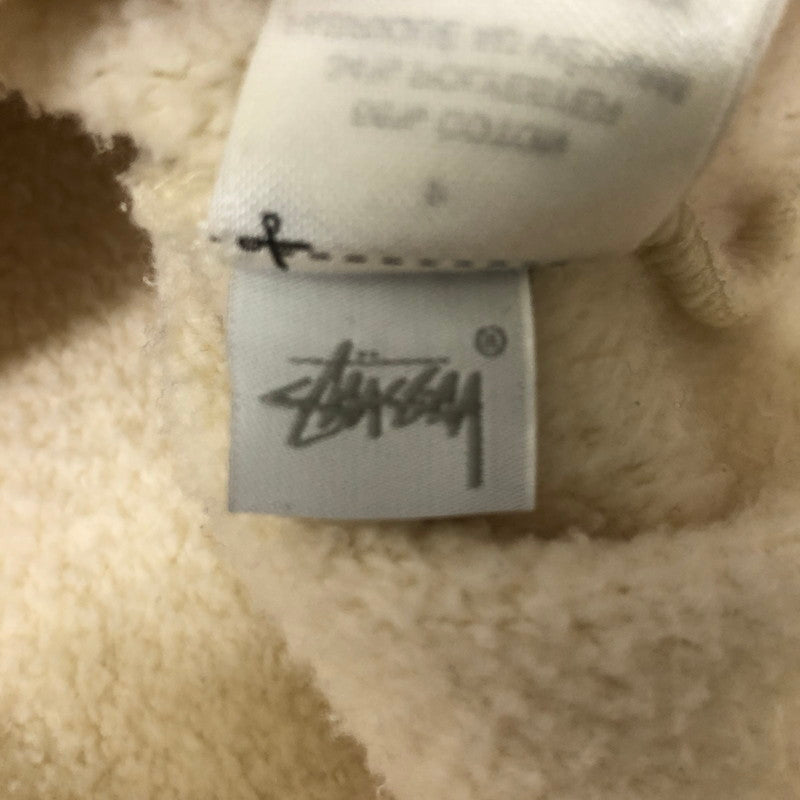 【中古品】【メンズ】 STUSSY ステューシー 24AW RELAXED HOODIE INTERNATIONAL 118550 リラックスド フーディー インターナショナル トップス プルオーバーフーディー パーカー 142-250221-kk-33-tei サイズ：S カラー：アイボリー 万代Net店