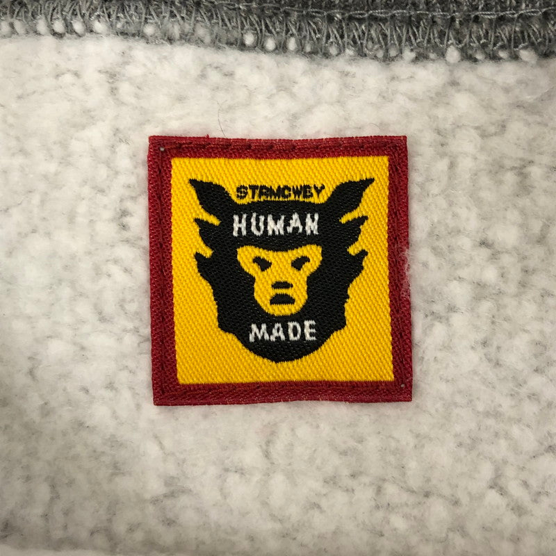 【中古品】【メンズ】  HUMAN MADE ヒューマンメイド DRY ALLS CREWNECK SWEAT ドライオールズ クルーネックスウェット トップス トレーナー 142-250221-kk-29-tei サイズ：XL カラー：グレー 万代Net店