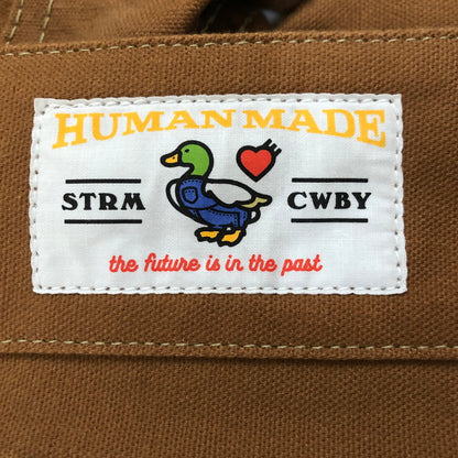 【中古美品】【メンズ】  HUMAN MADE ヒューマンメイド 24AW DUCK COVERALL JACKET HM28JK011 ダックカバーオールジャケット ライトアウター 142-250221-kk-28-tei サイズ：L カラー：ブラウン 万代Net店