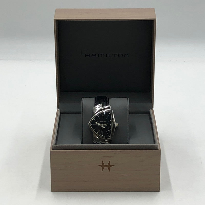 【中古品】【メンズ】 HAMILTON ハミルトン VENTURA H244112 ベンチュラ クォーツ 腕時計 198-251026-yy-03-tei カラー：ブラック 万代Net店
