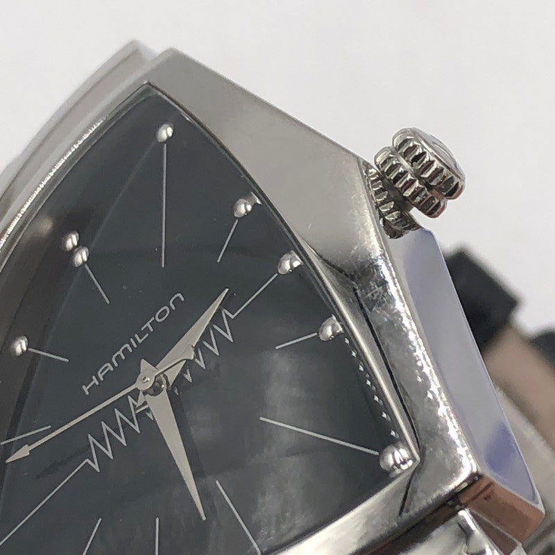 【中古品】【メンズ】 HAMILTON ハミルトン VENTURA H244112 ベンチュラ クォーツ 腕時計 198-251026-yy-03-tei カラー：ブラック 万代Net店