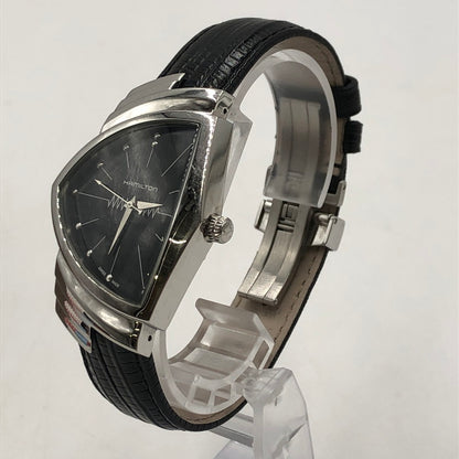 【中古品】【メンズ】 HAMILTON ハミルトン VENTURA H244112 ベンチュラ クォーツ 腕時計 198-251026-yy-03-tei カラー：ブラック 万代Net店
