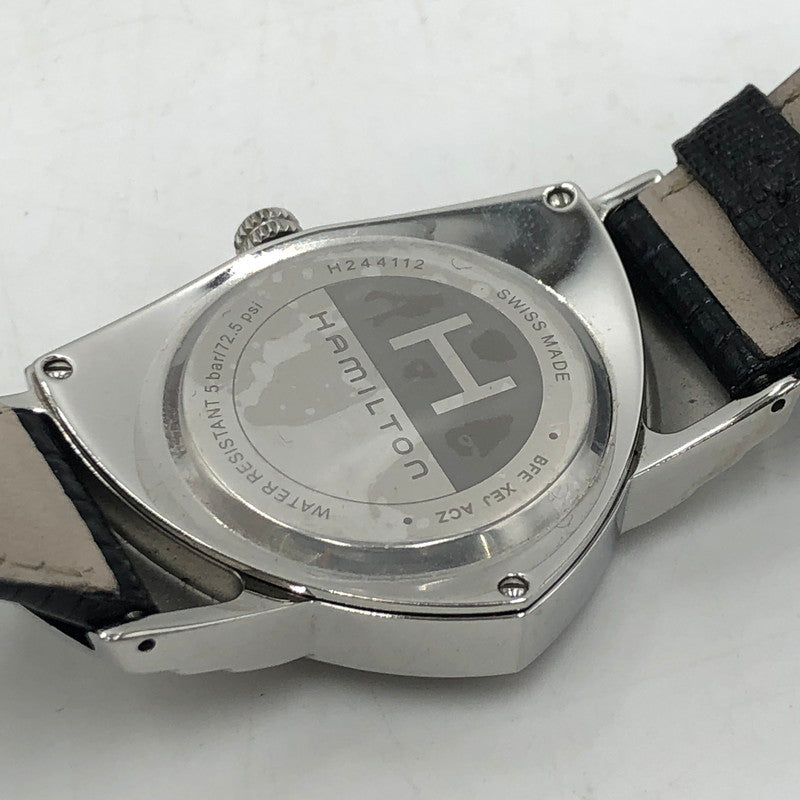 【中古品】【メンズ】 HAMILTON ハミルトン VENTURA H244112 ベンチュラ クォーツ 腕時計 198-251026-yy-03-tei カラー：ブラック 万代Net店