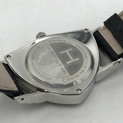 【中古品】【メンズ】 HAMILTON ハミルトン VENTURA H244112 ベンチュラ クォーツ 腕時計 198-251026-yy-03-tei カラー：ブラック 万代Net店