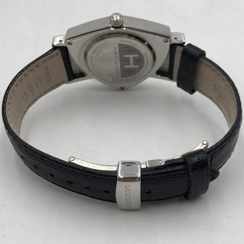 【中古品】【メンズ】 HAMILTON ハミルトン VENTURA H244112 ベンチュラ クォーツ 腕時計 198-251026-yy-03-tei カラー：ブラック 万代Net店
