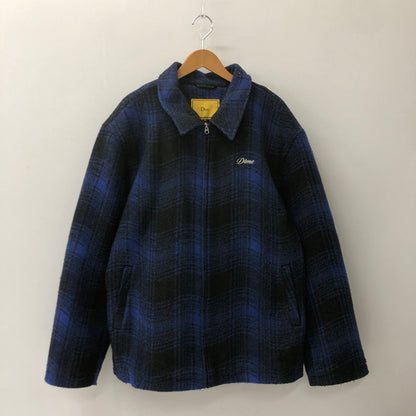 【中古品】【メンズ】  DIME ダイム 23AW WAVE PLAID JACKET ウェーブ プレイド ジャケット アウター ウールジャケット 142-250221-kk-38-tei サイズ：XL カラー：ブルー 万代Net店