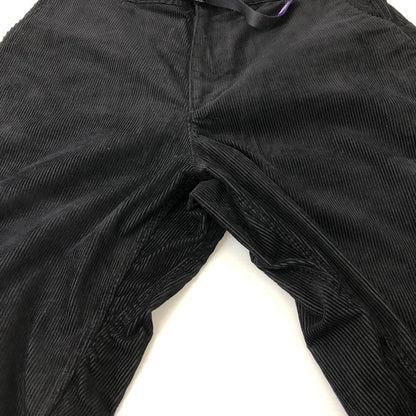 【中古品】【メンズ】 THE NORTH FACE PURPLE LABEL ザノースフェイスパープルレーベル CORDUROY WIDE TAPERED PANTS NT5259N コーデュロイ ワイド テーパードパンツ ボトムス 155-250301-kk-03-tei サイズ：36 カラー：ブラック 万代Net店