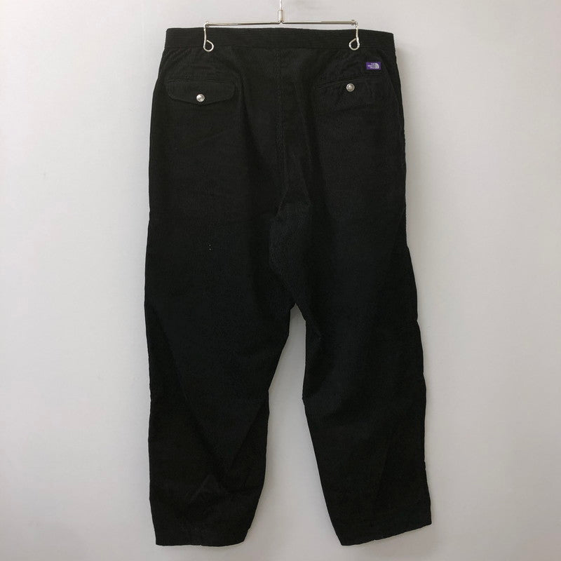 【中古品】【メンズ】 THE NORTH FACE PURPLE LABEL ザノースフェイスパープルレーベル CORDUROY WIDE TAPERED PANTS NT5259N コーデュロイ ワイド テーパードパンツ ボトムス 155-250301-kk-03-tei サイズ：36 カラー：ブラック 万代Net店