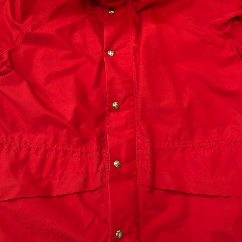 【中古品】【メンズ】 THE NORTH FACE ザ・ノースフェイス 80's GORE-TEX NYLON JACKET VINTAGE 80年代 ゴアテックス ナイロンジャケット ライトアウター ヴィンテージ 茶タグ 144-250309-kk-03-tei サイズ：XL カラー：レッド 万代Net店