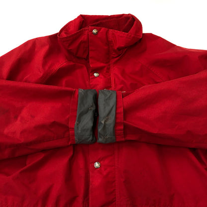 【中古品】【メンズ】 THE NORTH FACE ザ・ノースフェイス 80's GORE-TEX NYLON JACKET VINTAGE 80年代 ゴアテックス ナイロンジャケット ライトアウター ヴィンテージ 茶タグ 144-250309-kk-03-tei サイズ：XL カラー：レッド 万代Net店