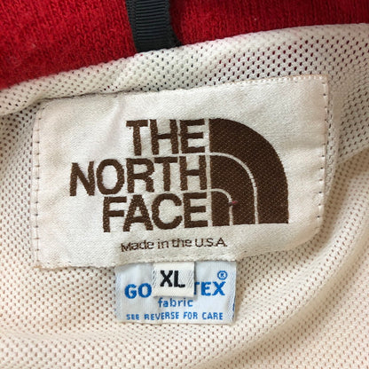 【中古品】【メンズ】 THE NORTH FACE ザ・ノースフェイス 80's GORE-TEX NYLON JACKET VINTAGE 80年代 ゴアテックス ナイロンジャケット ライトアウター ヴィンテージ 茶タグ 144-250309-kk-03-tei サイズ：XL カラー：レッド 万代Net店