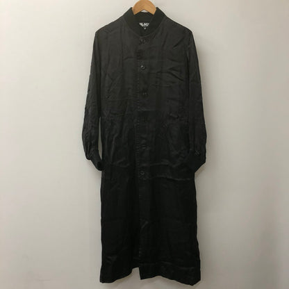 【中古品】【メンズ/レディース】 BLACK COMME des GARCONS ブラックコムデギャルソン CUPRA STAFF COAT 1P-C002 AD2016 キュプラ スタッフコート アウター 140-250221-kk-44-tei サイズ：XS カラー：ブラック 万代Net店