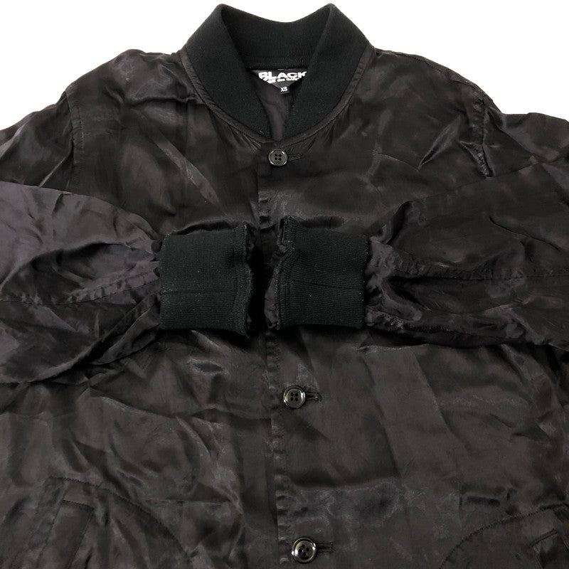 【中古品】【メンズ/レディース】 BLACK COMME des GARCONS ブラックコムデギャルソン CUPRA STAFF COAT 1P-C002 AD2016 キュプラ スタッフコート アウター 140-250221-kk-44-tei サイズ：XS カラー：ブラック 万代Net店