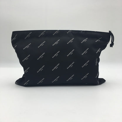 【中古品】【メンズ】 BALENCIAGA バレンシアガ エクスプローラー コットンキャンバス クリップ 459745 クラッチバッグ カバン ポーチ 180-250514-ks-02-fuz カラー：BLACK 万代Net店