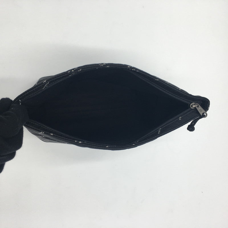 【中古品】【メンズ】 BALENCIAGA バレンシアガ エクスプローラー コットンキャンバス クリップ 459745 クラッチバッグ カバン ポーチ 180-250514-ks-02-fuz カラー：BLACK 万代Net店