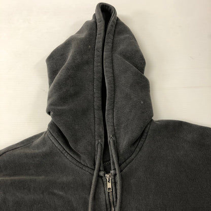 【中古品】【メンズ】 STUSSY ステューシー PIGMENT DYED SMOOTH STOCK ZIP HOODIE 1975021 ピグメントダイ スムースストック ジップフーディー トップス パーカー 142-250221-kk-46-tei サイズ：M カラー：ブラック 万代Net店