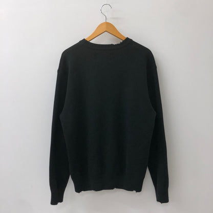 【中古品】【メンズ】  SUPPLIER サプライヤー SNAKE EMBLEM KNIT スネーク エンブレムニット トップス セーター 142-250301-kk-12-tei サイズ：M カラー：ブラック 万代Net店