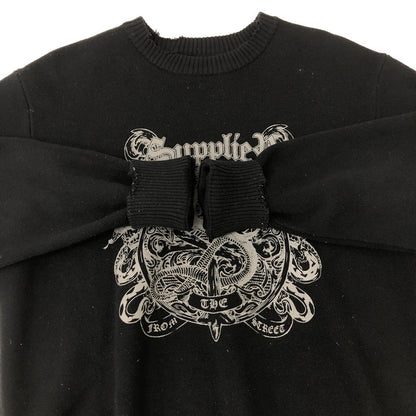 【中古品】【メンズ】  SUPPLIER サプライヤー SNAKE EMBLEM KNIT スネーク エンブレムニット トップス セーター 142-250301-kk-12-tei サイズ：M カラー：ブラック 万代Net店