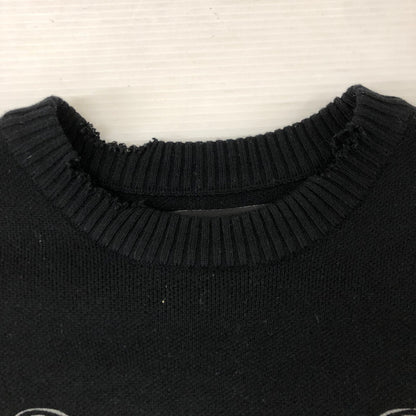 【中古品】【メンズ】  SUPPLIER サプライヤー SNAKE EMBLEM KNIT スネーク エンブレムニット トップス セーター 142-250301-kk-12-tei サイズ：M カラー：ブラック 万代Net店