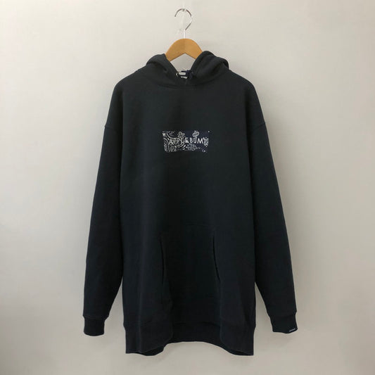 【中古品】【メンズ】 APPLEBUM アップルバム BANDANA BOX LOGO SWEAT PARKA バンダナ ボックス ロゴ スウェット パーカー トップス プルオーバーフーディー 142-250224-kk-20-tei サイズ：XXL カラー：ネイビー 万代Net店