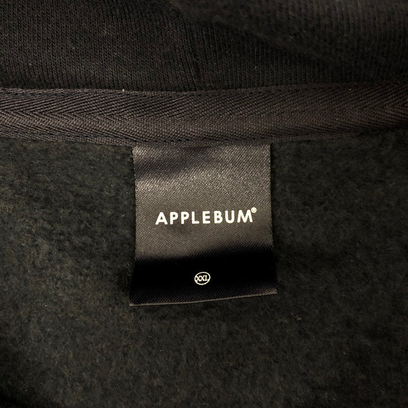 【中古品】【メンズ】 APPLEBUM アップルバム BANDANA BOX LOGO SWEAT PARKA バンダナ ボックス ロゴ スウェット パーカー トップス プルオーバーフーディー 142-250224-kk-20-tei サイズ：XXL カラー：ネイビー 万代Net店