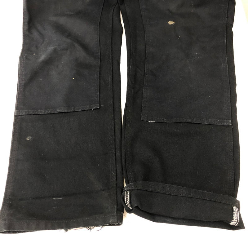 【中古品】【メンズ】 Carhartt カーハート DOUBLE KNEE DUCK WORK PANTS 801BLK ダブルニー ダック ワークパンツ ボトムス 156-250301-kk-05-tei サイズ：表記消え 下記参照 カラー：ブラック 万代Net店